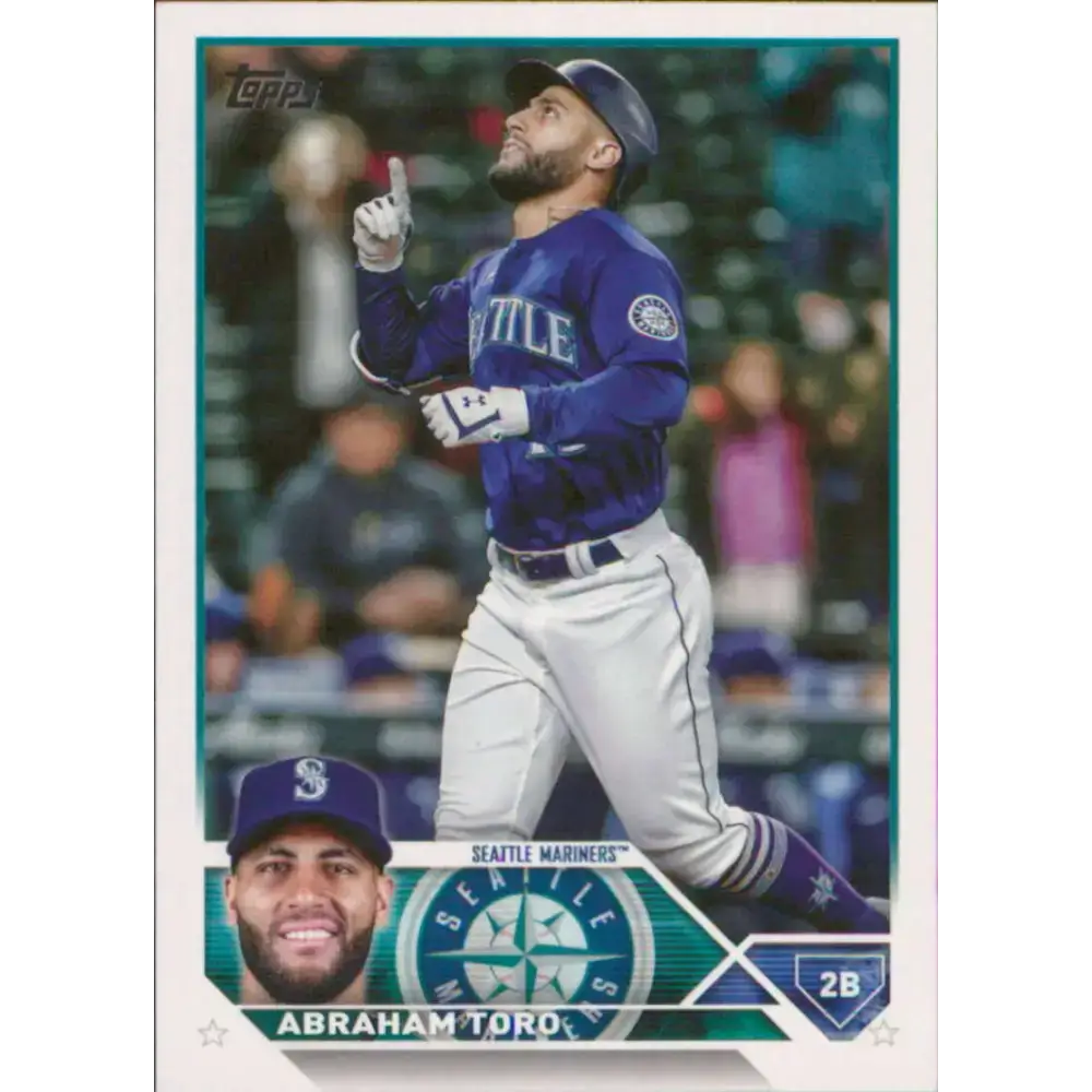 2023 Topps #297 Abraham Toro NM-MT Seattle Mariners Baseball Card - Baseball Card Single