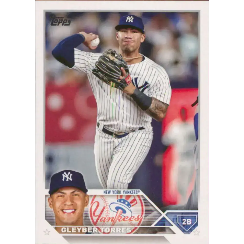 2023 Topps #299 Gleyber Torres NM-MT New York Yankees Baseball Card - Baseball Card Single