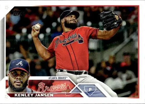 2023 Topps #30 Kenley Jansen NM-MT Braves ID:76180 - Baseball Card Single
