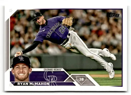 2023 Topps #301 Ryan McMahon NM-MT Rockies ID:49513 - Baseball Card Single