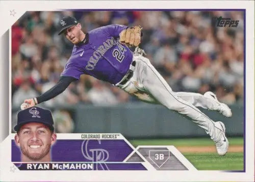 2023 Topps #301 Ryan McMahon NM-MT Rockies ID:58659 - Baseball Card Single