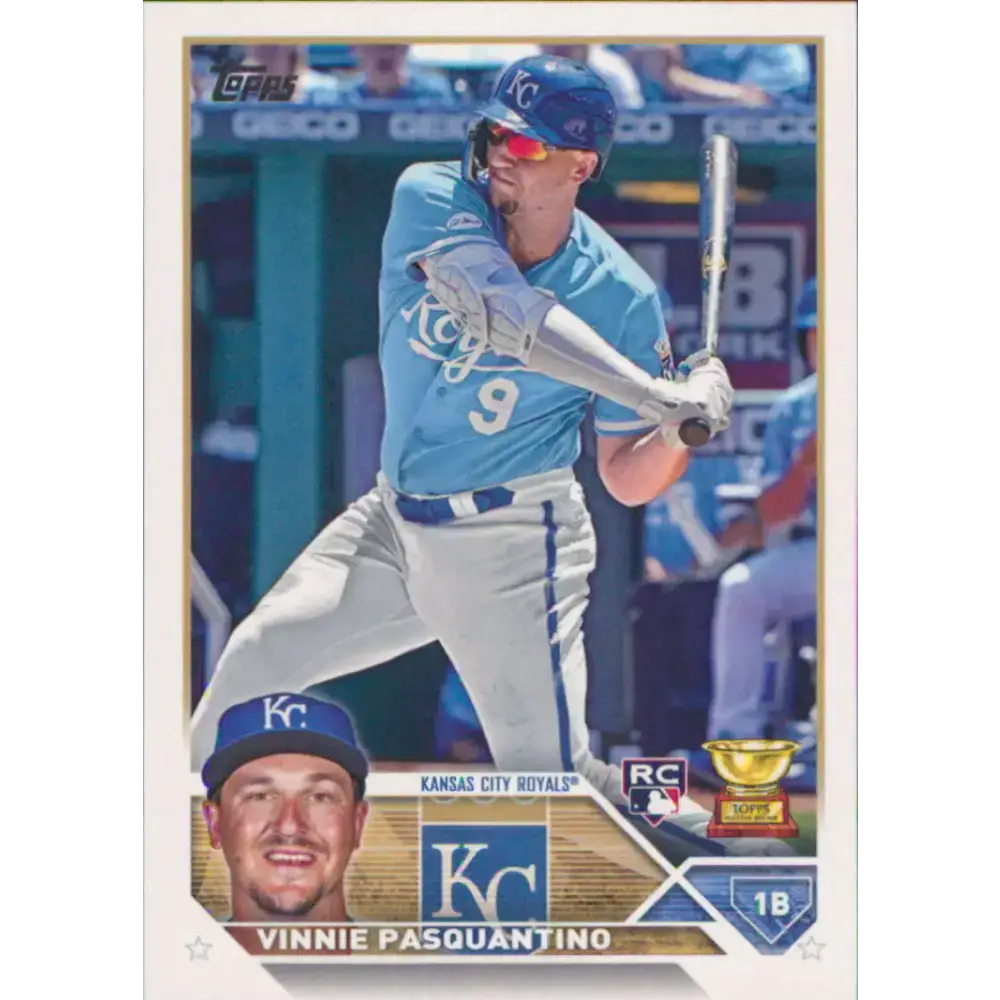 2023 Topps #302 Vinnie Pasquantino NM-MT RC Rookie Kansas City Royals Baseball Card - Baseball Card Single