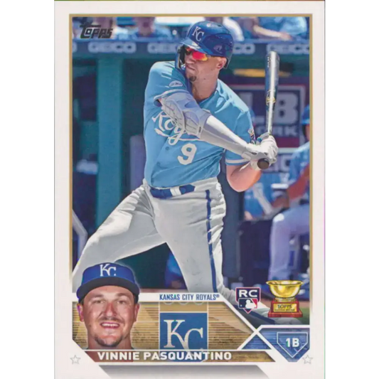 2023 Topps #302 Vinnie Pasquantino NM-MT RC Rookie Kansas City Royals Baseball Card - Baseball Card Single