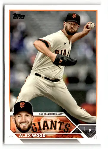 2023 Topps #304 Alex Wood NM-MT Giants ID:49544 - Baseball Card Single
