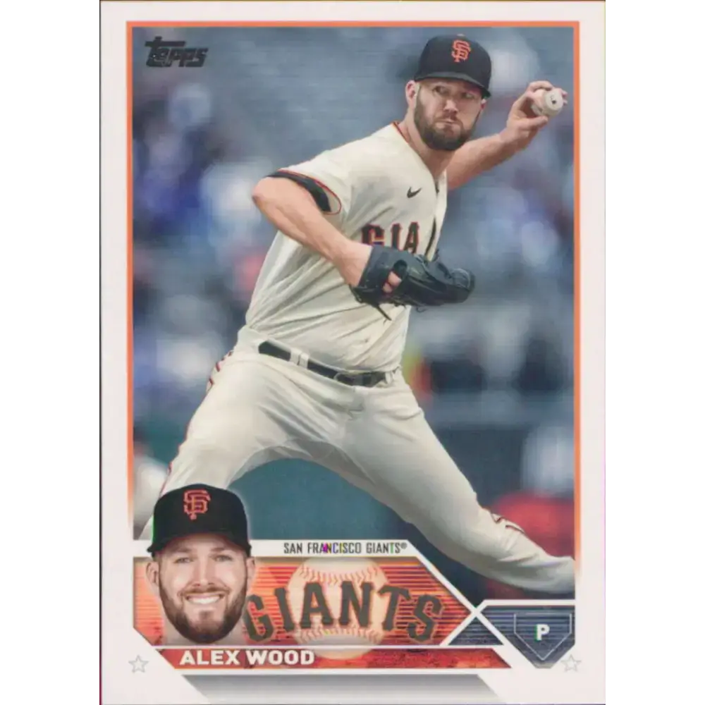 2023 Topps #304 Alex Wood NM-MT San Francisco Giants Baseball Card - Baseball Card Single