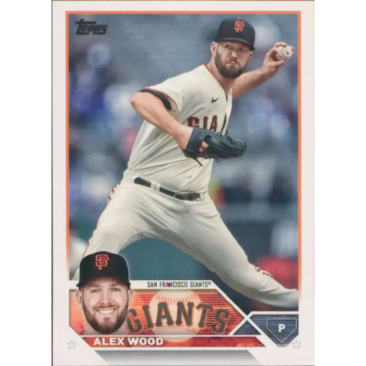 2023 Topps #304 Alex Wood NM-MT San Francisco Giants Baseball Card - Baseball Card Single