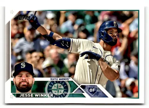 2023 Topps #306 Jesse Winker NM-MT Mariners ID:49566 - Baseball Card Single