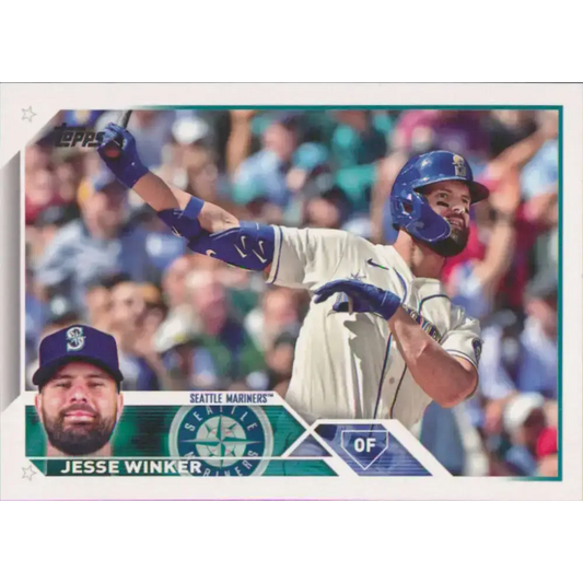 2023 Topps #306 Jesse Winker NM-MT Seattle Mariners Baseball Card - Baseball Card Single
