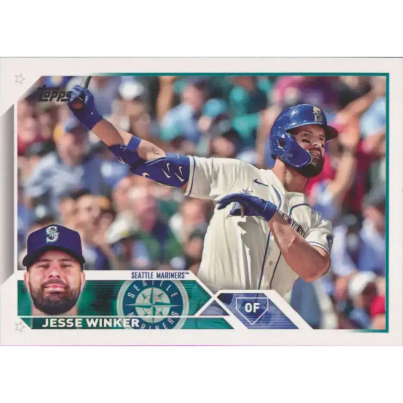 2023 Topps #306 Jesse Winker NM-MT Seattle Mariners Baseball Card - Baseball Card Single