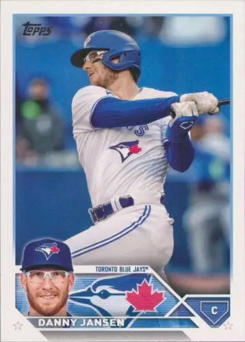 Original gloss 2023 Topps Danny Jansen baseball card NM-MT Blue Jays ID 56776