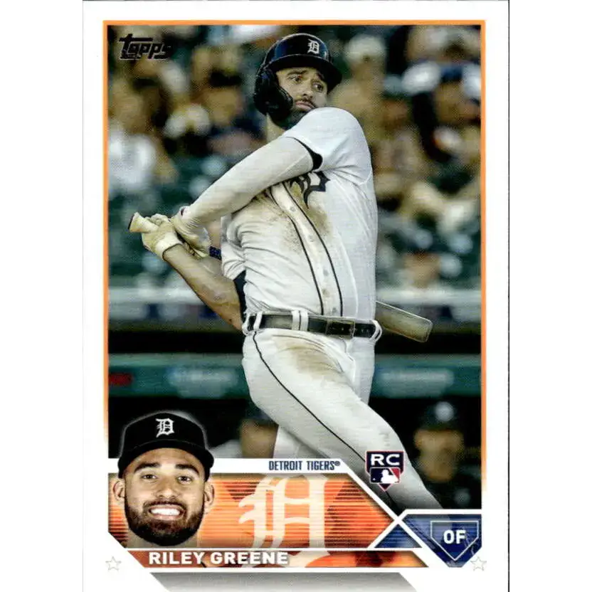 2023 Topps #31 Riley Greene NM-MT RC Rookie Detroit Tigers Baseball Card - Baseball Card Single