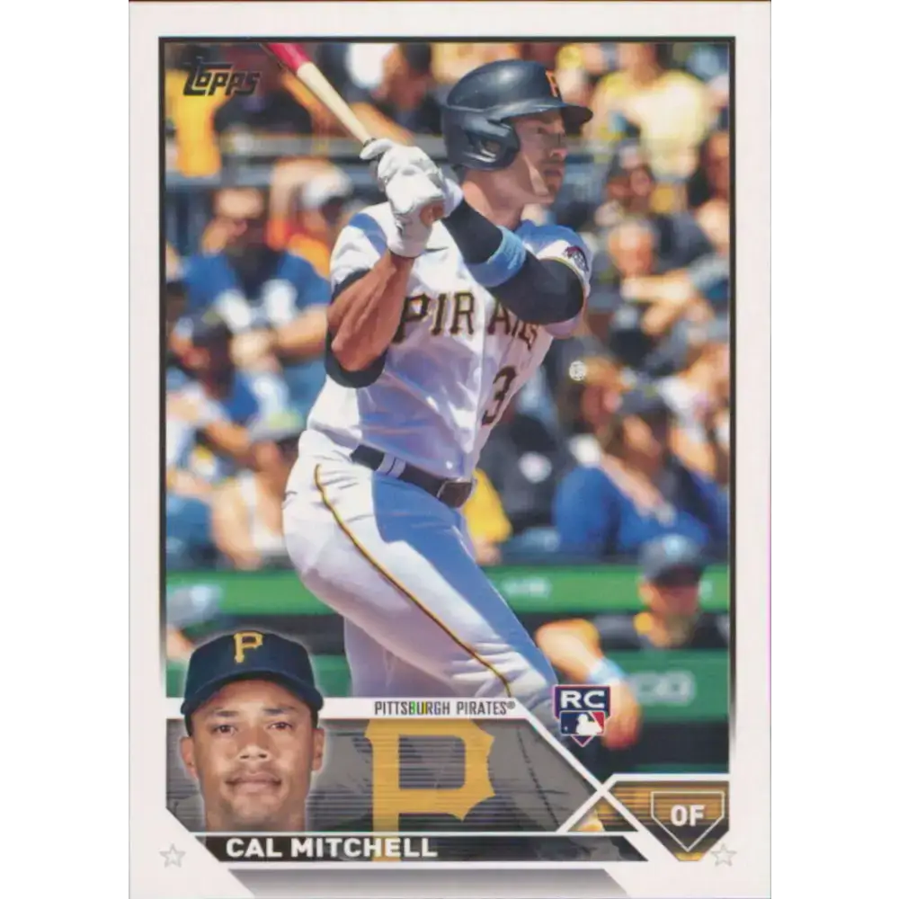 2023 Topps #313 Cal Mitchell NM-MT RC Rookie Pittsburgh Pirates Baseball Card - Baseball Card Single