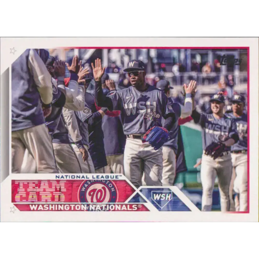2023 Topps #316 Washington Nationals NM-MT Team Card Baseball Card - Baseball Card Single