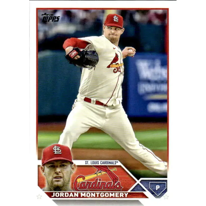 2023 Topps #32 Jordan Montgomery NM-MT St. Louis Cardinals Baseball Card - Baseball Card Single