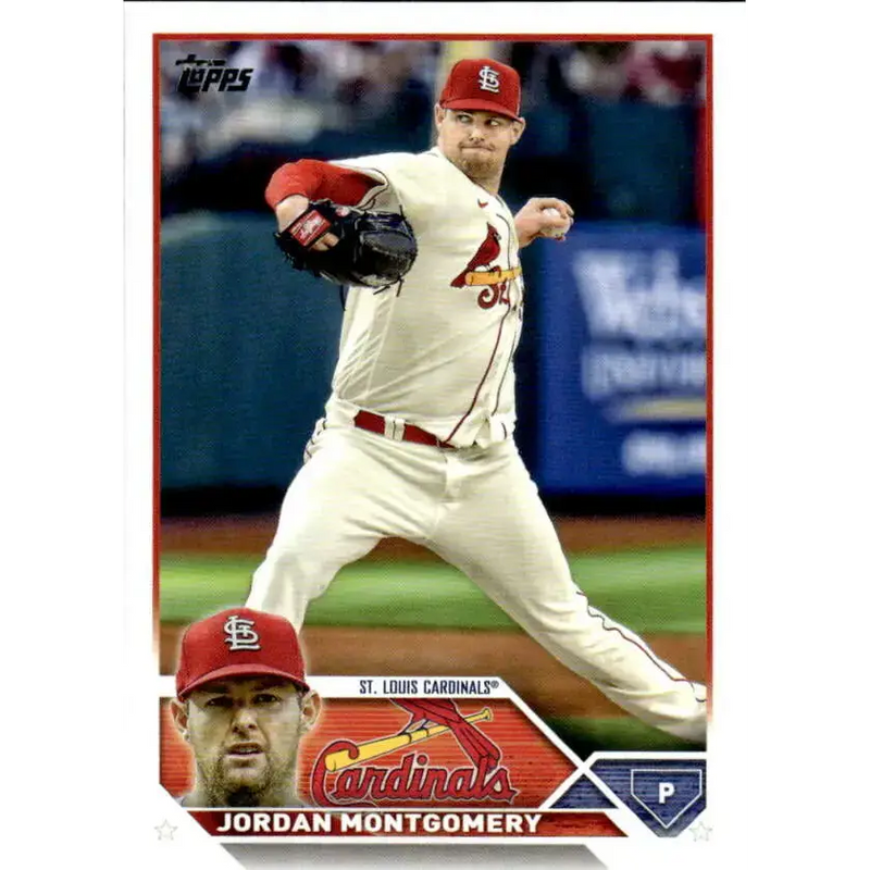 2023 Topps #32 Jordan Montgomery NM-MT St. Louis Cardinals Baseball Card - Baseball Card Single