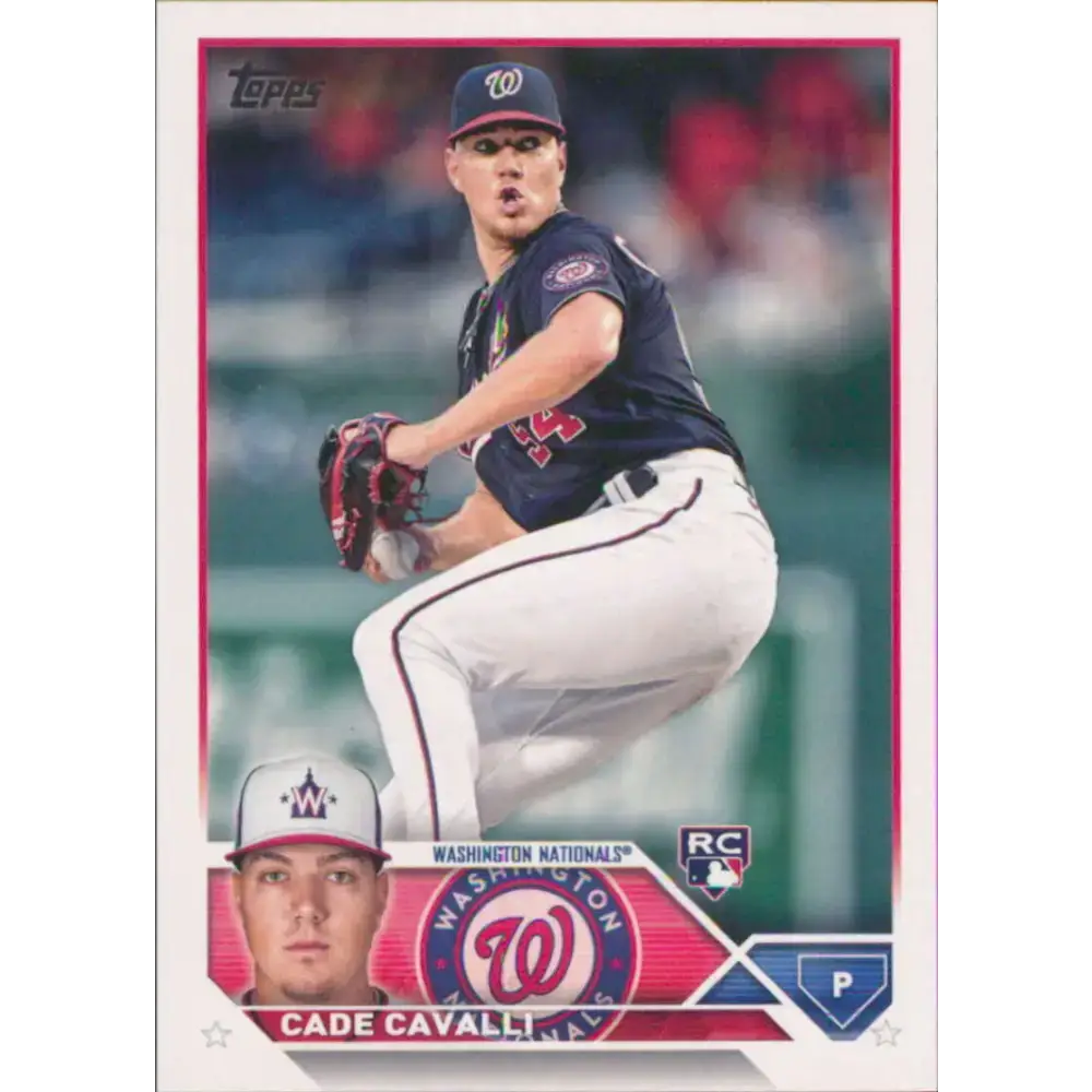 2023 Topps #320 Cade Cavalli NM-MT RC Rookie Washington Nationals Baseball Card - Baseball Card Single
