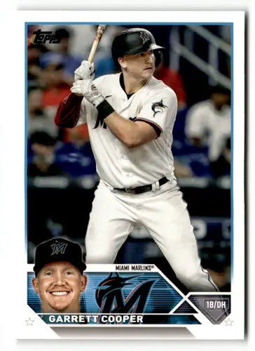 2023 Topps #321 Garrett Cooper NM-MT Marlins ID:49509 - Baseball Card Single