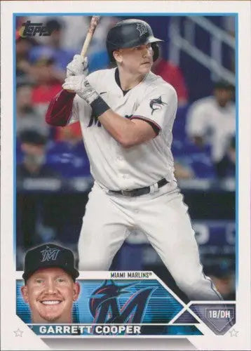 2023 Topps #321 Garrett Cooper NM-MT Marlins ID:50126 - Baseball Card Single