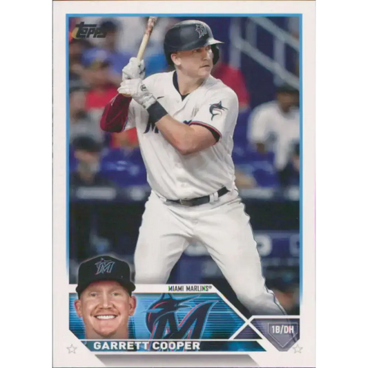 2023 Topps #321 Garrett Cooper NM-MT Miami Marlins Baseball Card - Baseball Card Single