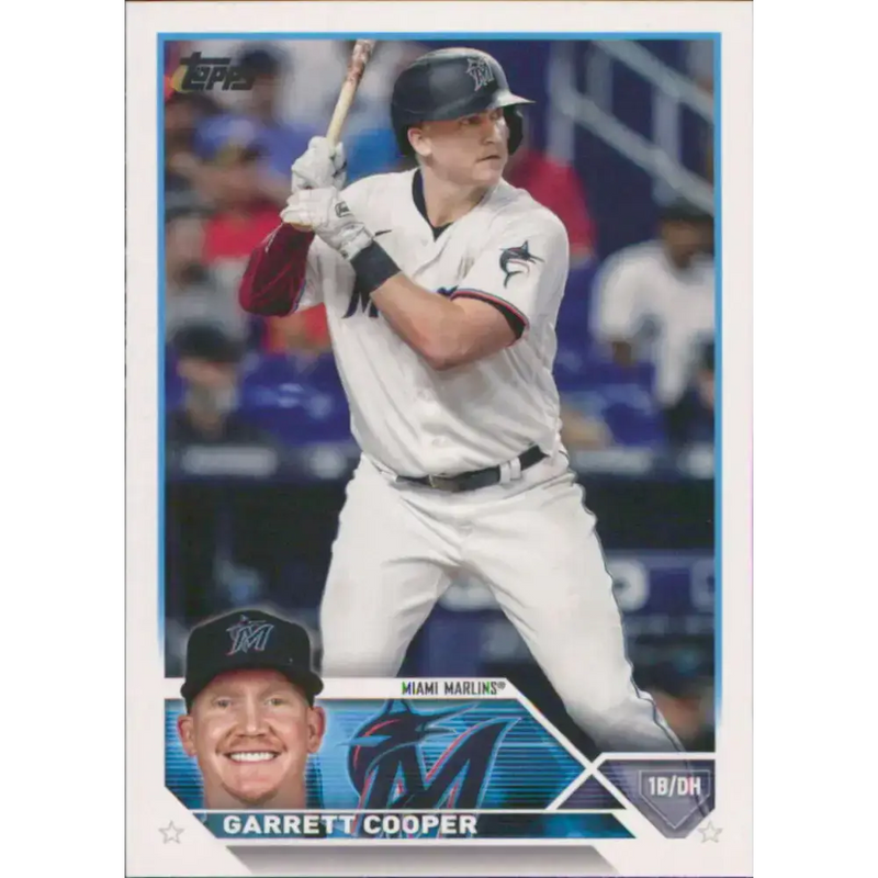 2023 Topps #321 Garrett Cooper NM-MT Miami Marlins Baseball Card - Baseball Card Single