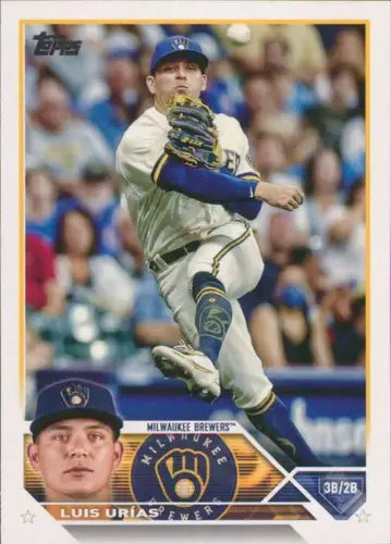 2023 Topps #322 Luis Urias NM-MT Brewers ID:49811 - Baseball Card Single