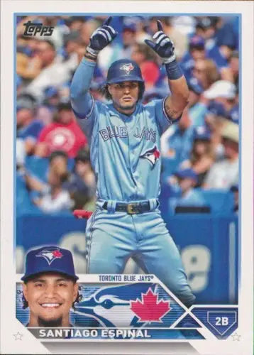 2023 Topps #324 Santiago Espinal NM-MT Blue Jays ID:49978 - Baseball Card Single