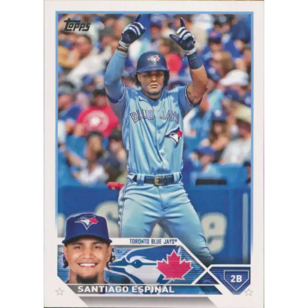 2023 Topps #324 Santiago Espinal NM-MT Toronto Blue Jays Baseball Card - Baseball Card Single