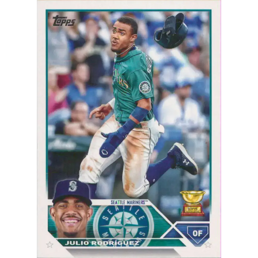 2023 Topps #330 Julio Rodriguez NM-MT Seattle Mariners Baseball Card - Baseball Card Single