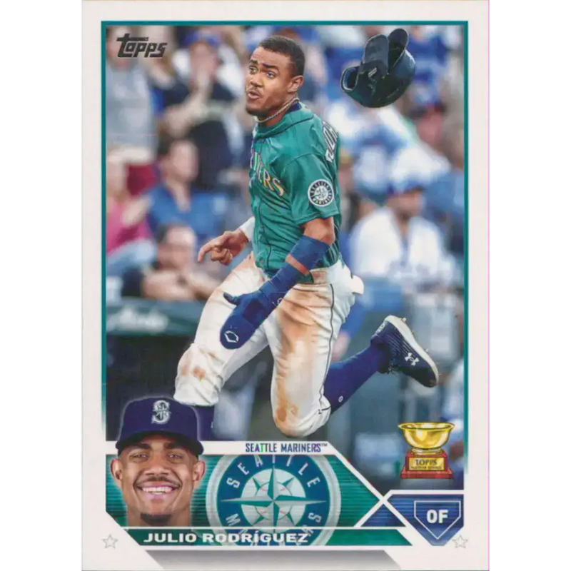 2023 Topps #330 Julio Rodriguez NM-MT Seattle Mariners Baseball Card - Baseball Card Single