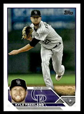 2023 Topps #348 Kyle Freeland - Baseball Card Single