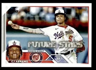 2023 Topps #35 CJ Abrams - Baseball Card Single