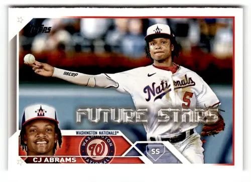 2023 Topps #35 CJ Abrams NM Near Mint Nationals ID:50078 - Baseball Card Single
