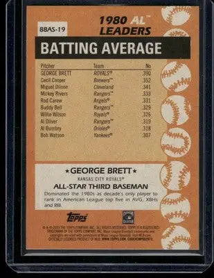 2023 Topps 35th Anniversary All-Star American League George Brett #88AS-19 - Baseball Card Single