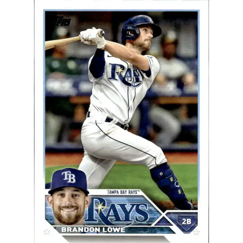 2023 Topps #36 Brandon Lowe NM-MT Tampa Bay Rays Baseball Card - Baseball Card Single