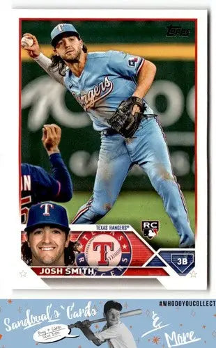 2023 Topps Josh Smith baseball card with original gloss featuring Simply Sandoval design