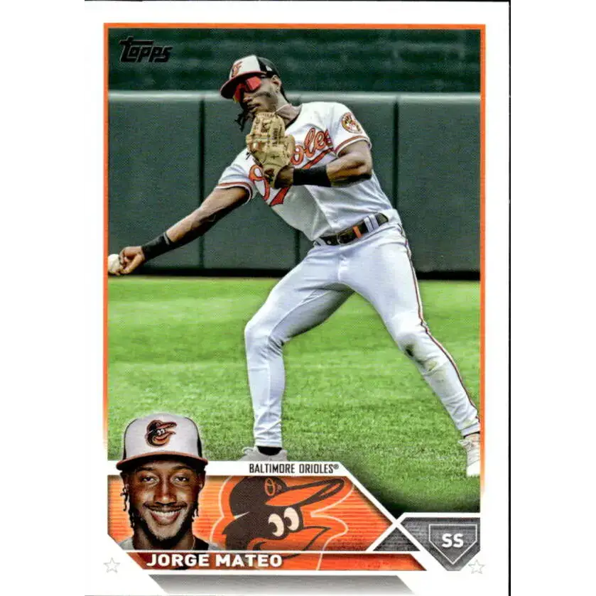 2023 Topps #38 Jorge Mateo NM-MT Baltimore Orioles Baseball Card - Baseball Card Single