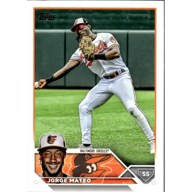 2023 Topps #38 Jorge Mateo NM-MT Baltimore Orioles Baseball Card - Baseball Card Single