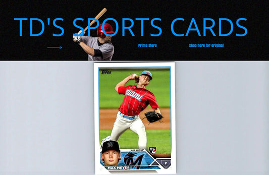 Baseball card of Max Meyer from 2023 Topps #388 series for collectors
