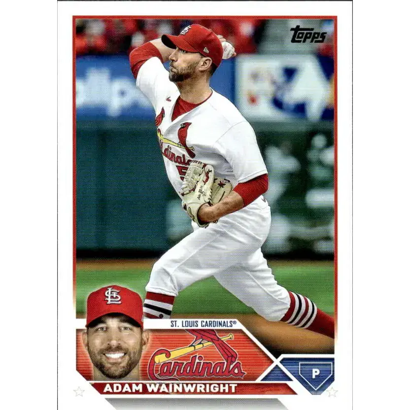 2023 Topps #39 Adam Wainwright NM-MT St. Louis Cardinals Baseball Card - Baseball Card Single