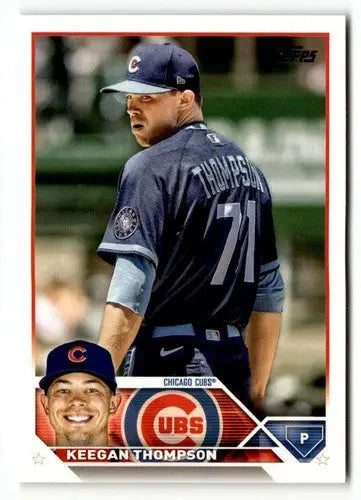 2023 Topps #40 Keegan Thompson NM ID:50629 - Baseball Card Single