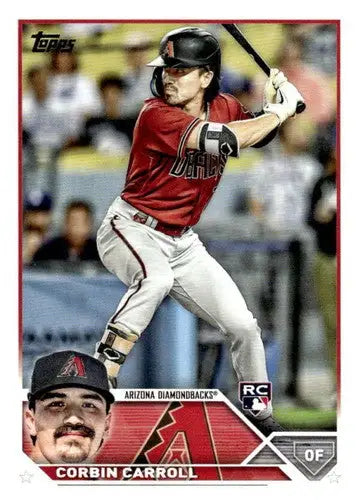 2023 Topps #401 Corbin Carroll NM-MT RC Rookie Diamondbacks ID:78747 - Baseball Card Single