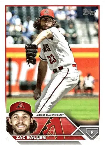 2023 Topps #412 Zac Gallen NM-MT Diamondbacks ID:57173 - Baseball Card Single