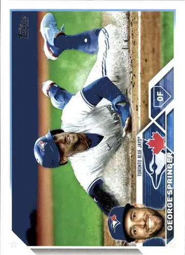 2023 Topps #414 George Springer NM-MT Blue Jays ID:56714 - Baseball Card Single