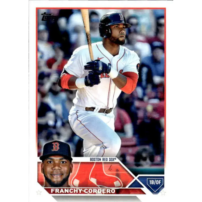 2023 Topps #42 Franchy Cordero NM-MT Boston Red Sox Baseball Card - Baseball Card Single