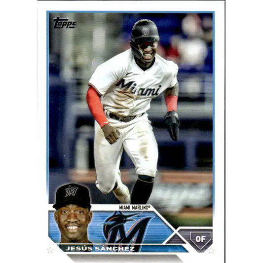 2023 Topps #44 Jesus Sanchez NM-MT Miami Marlins Baseball Card - Baseball Card Single