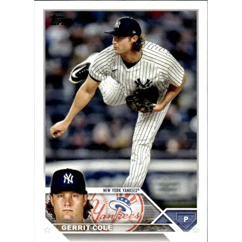 2023 Topps #45 Gerrit Cole NM-MT New York Yankees Baseball Card - Baseball Card Single