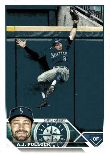 2023 Topps #454 A.J. Pollock NM-MT Mariners ID:57180 - Baseball Card Single