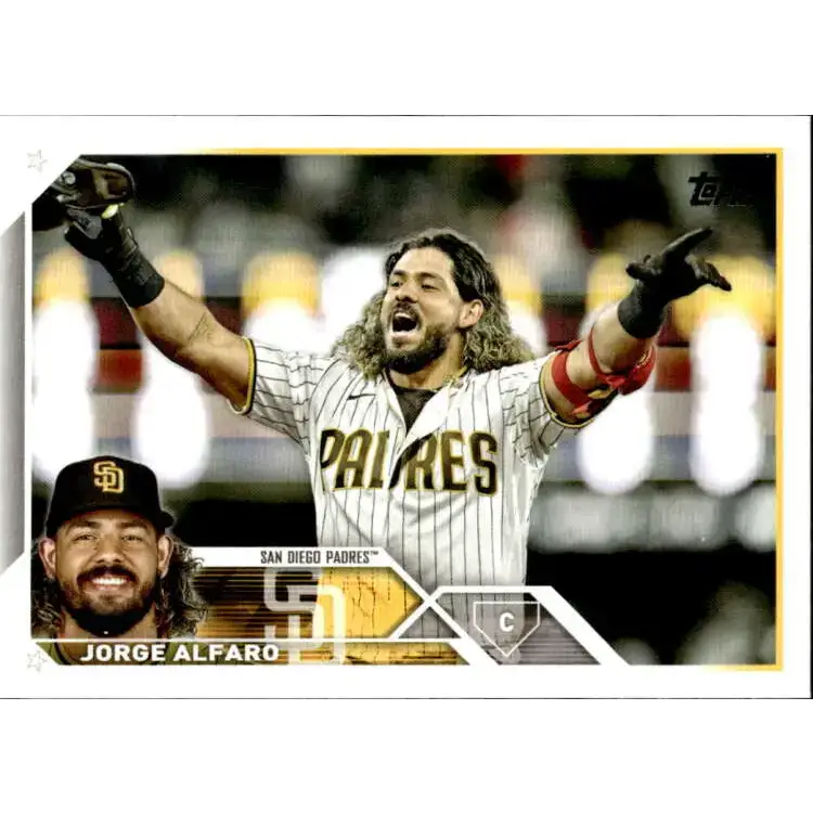 2023 Topps #46 Jorge Alfaro NM-MT San Diego Padres Baseball Card - Baseball Card Single