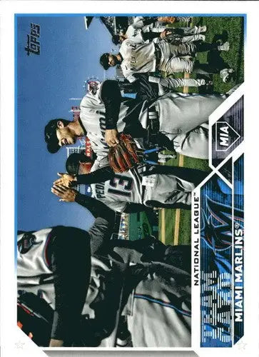 2023 Topps Miami Marlins baseball card with original gloss NM-MT ID:56717
