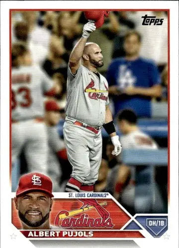 2023 Topps #5 Albert Pujols NM-MT Cardinals ID:81937 - Baseball Card Single